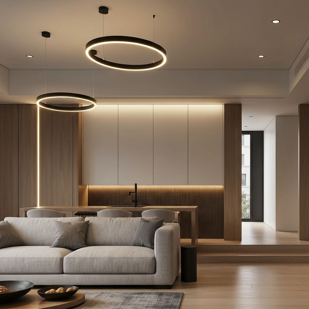 Modern lighting installation